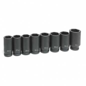 . Gy8134md .75 In. Drive Deep Metric Set - 8 Pieces