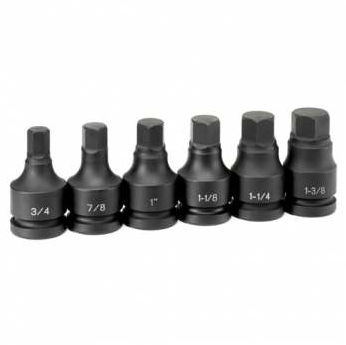 . Gy9096h 1 In. Drive Hex Driver Set - 6 Pieces