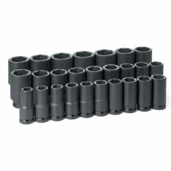 . Gy8026md .75 In. Drive 19-50mm Deep Metric Master Set - 26 Pieces
