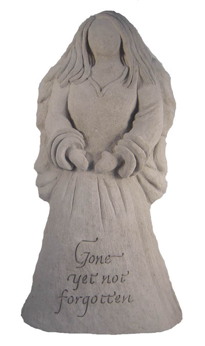 Kayberry 24202 Angel Statue with Gone yet not forgotten.