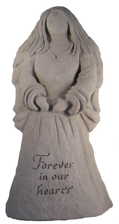 Kayberry 24203 Angel Statue with Forever in our hearts