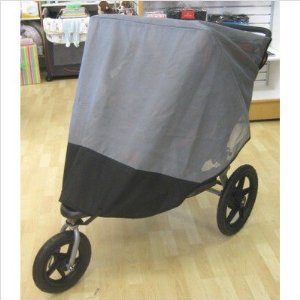 Sasha Kiddie Products BOB 4 BOB Revolution 2011 Duallie SE Stroller Strides Fitness Double Jogger Sun Wind Cover