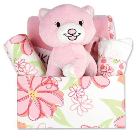 Trend Lab 101051 Fabric Covered Gift Box Set  Hula Baby