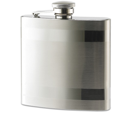 Fk-1706 6 Oz. 2 Tone Stainless Steel Flask