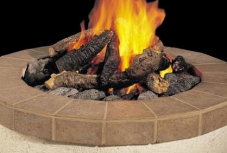 Fire Magic Ocbw-34 34 In. Beachwood Fire Pit Logs And Volcanic Stone