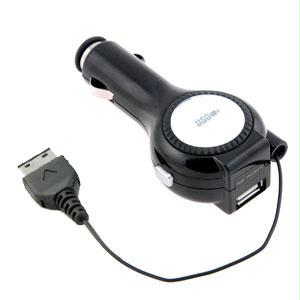 UPC 803896631774 product image for SkyTouch PUR-SA-M300 Retractable 2-in-1 USB Car Charger for Samsung M300 | upcitemdb.com