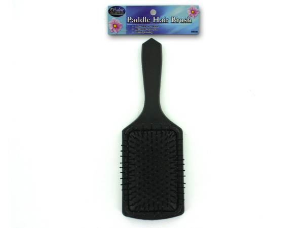 Be006-24 Black Paddle Hair Brush - Pack Of 24