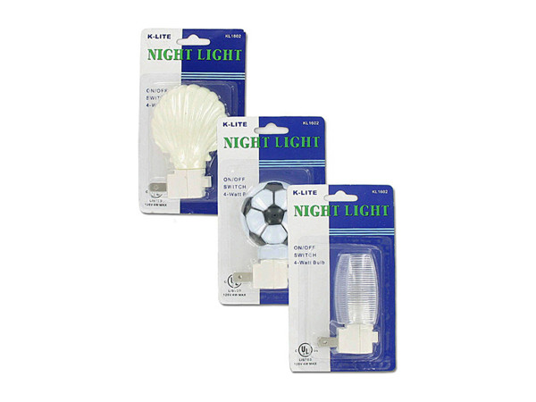 Night Lights -assorted Styles - Pack Of 24