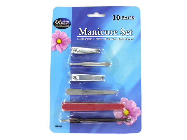 10 Pack Manicure Set - Pack Of 48