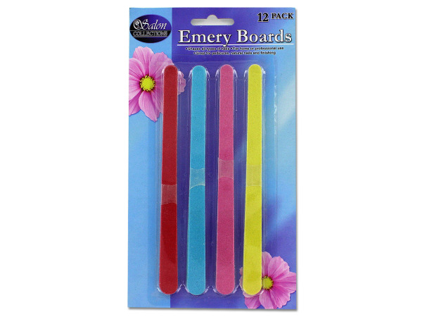 Hi046-48 6 3/4" 12 Piece Emery Board Value Pack - Pack Of 48