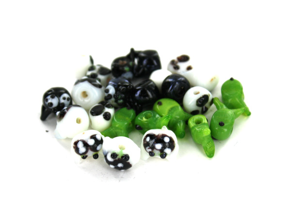 Kitty Cat Lampwork Glass Beads  Pack of 35
