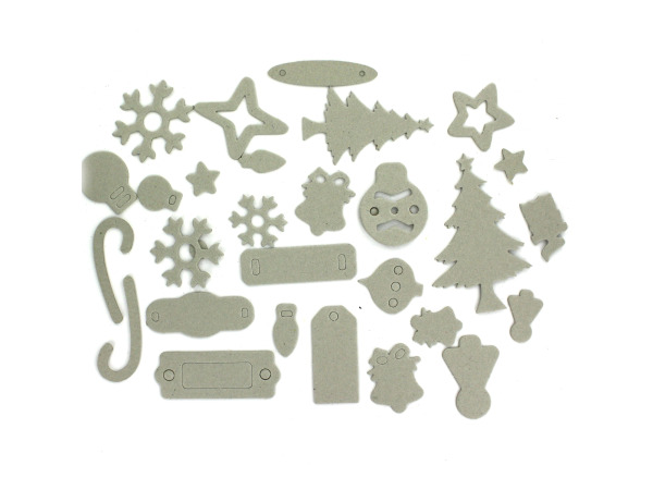 184 Christmas amp; Winter Chipboards  Pack of 45