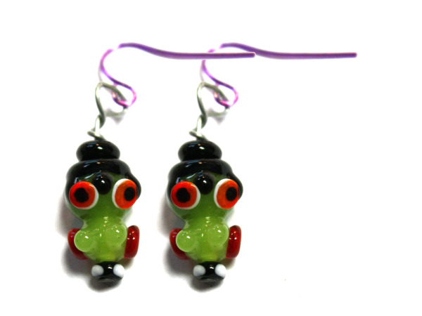 Monster Lampwork Glass Earring Bead Kit  Pack of 60