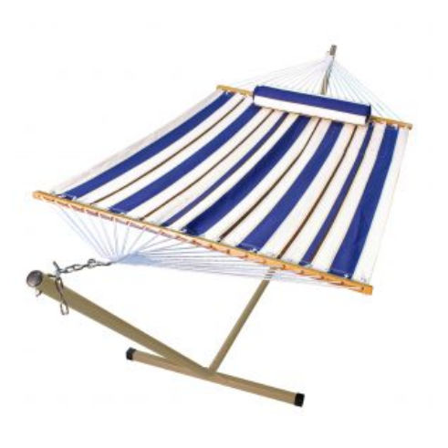 6290w98spb 11 Fabric Hammock, Pillow, And Stand Combination