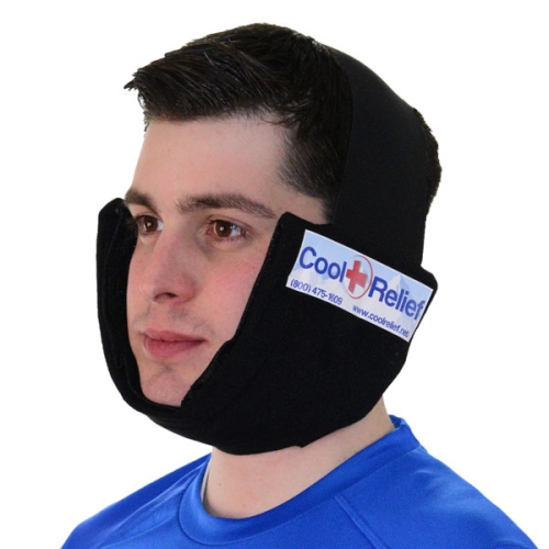 Crij-1 Jaw Ice Pack Cold Wrap By -1 Removeable Insert