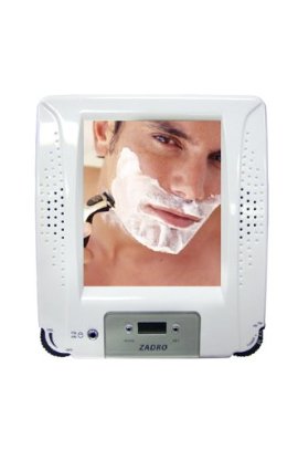 Zadro Zra01 Fogless Shaving Shower Mirror Radio With Clock 1HEARBMX8M
