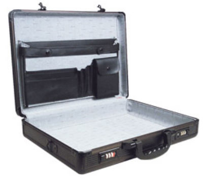 Aluminum Briefcase - Black