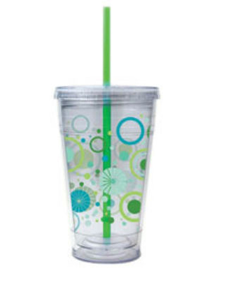 UPC 845604012116 product image for Cool Gear 1211 20oz. Eco2Go Chiller Cup with Graphics and Color Straw | upcitemdb.com