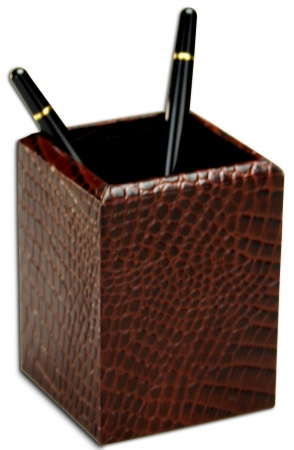 A2010 Crocodile Embossed Pencil Cup