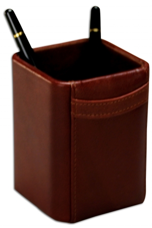 A3010 Square Leather Pencil Cup