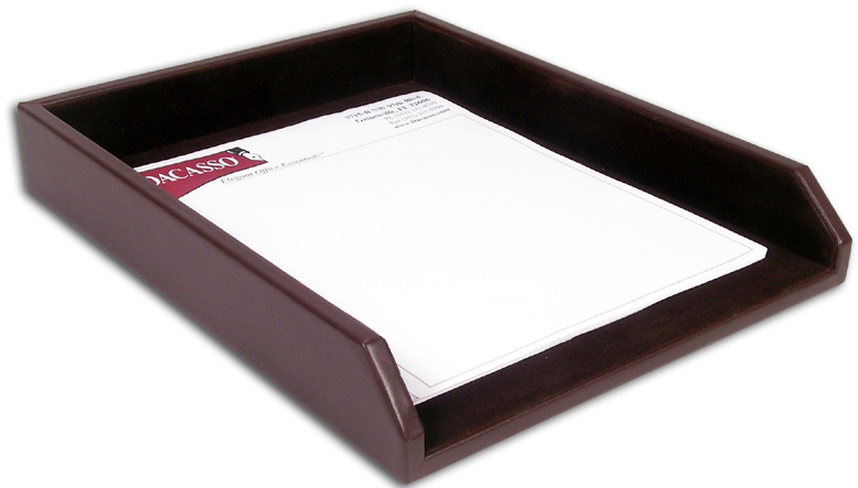 A3401 Leather Front-load Letter Tray