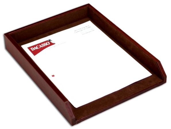 A3001 Leather Front-load Letter Tray