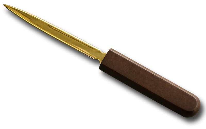 A8427 Wood & Leather Letter Opener