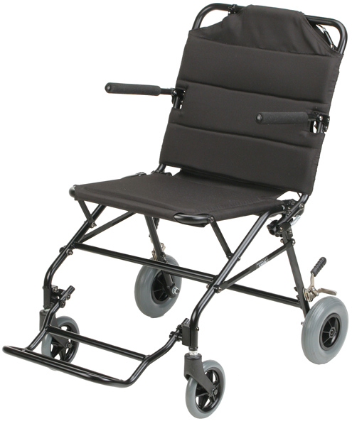 Kmtv10b18b Travel Wheelchair-black