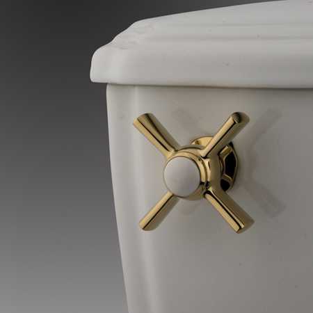 Millennium Toilet Tank Lever Polished Brass
