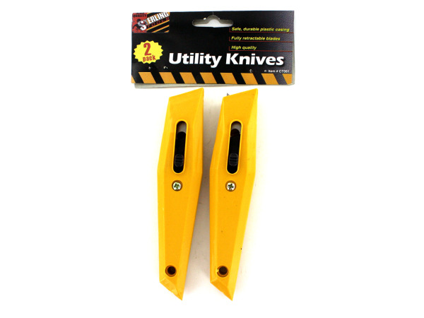 2 Pack utility knives  Pack of 24