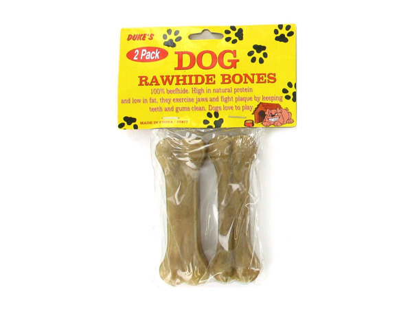Rawhide dog bones  Pack of 72