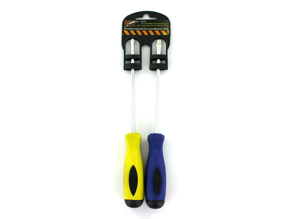 2 Pack Slotted And Phillips Screwdriver Set - Pack Of 48