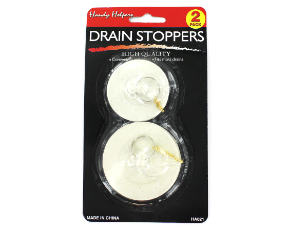 Drain Stopper Double Pack - Pack Of 24
