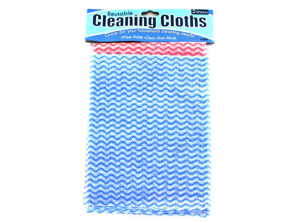 5 pack cleaning cloths  Pack of 48