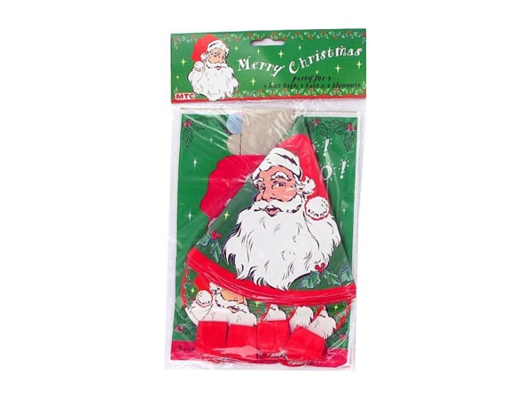 Santa Claus party supplies for 4 Pack of 24