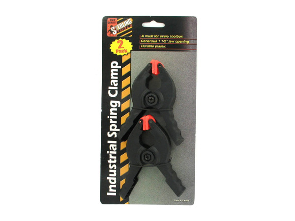 Ma008-48 Black Orange Industrial Spring Clamps With Plastic Materials - Pack Of 48