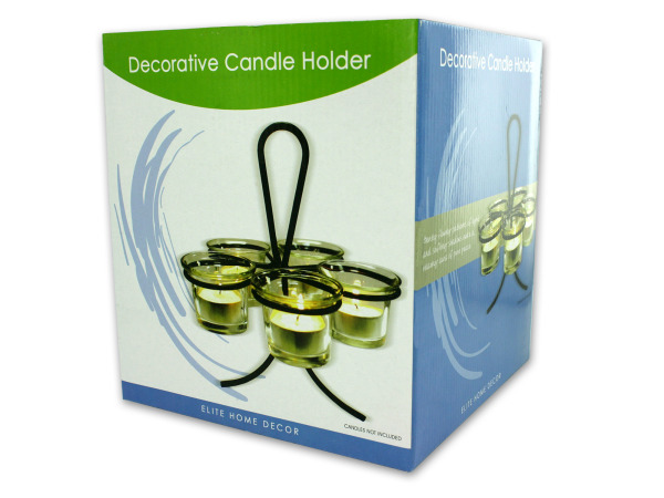 Votive candle stand with holders  Pack of 6