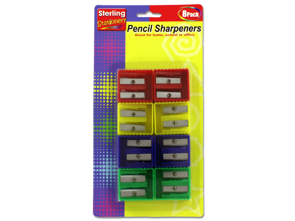 8 Pack pencil sharpeners  Pack of 48