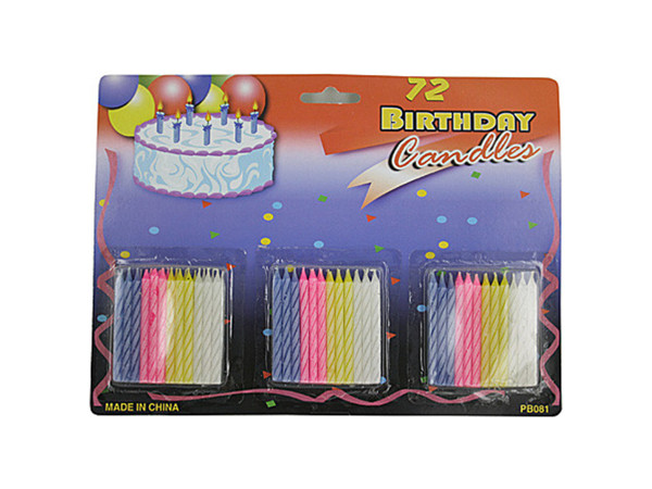 Birthday Candle Value Pack - Pack Of 24