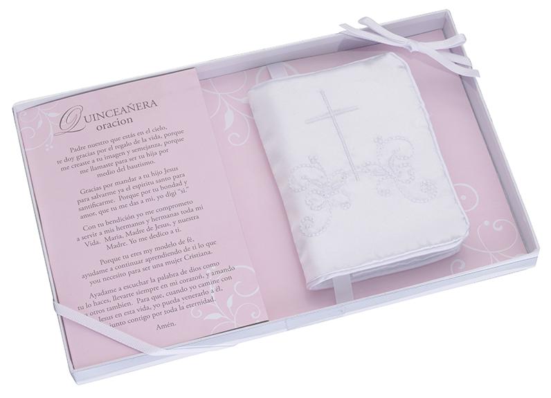 Lillian Rose QA780 BI Quince Anos Spanish Bible