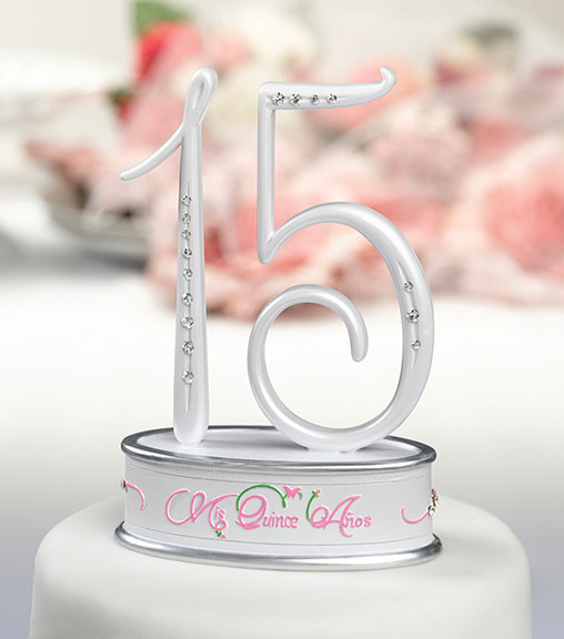 Lillian Rose QA780 CT Quince Anos Caketop