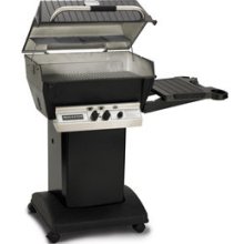 H3 Grill Package 1 H-series Black Cart-base One Side Shelf Propane