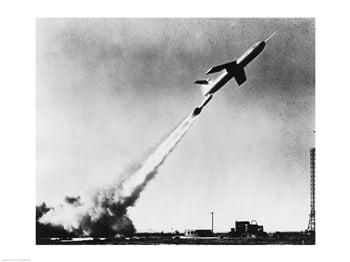 Sal25546852 Low Angle View Of A Missile Taking Off Martin Tm-61b Matador -24 X 18- Poster Print