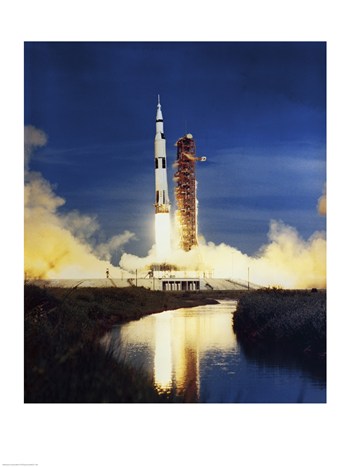 Sal227149 Apollo Saturn V -18 X 24- Poster Print