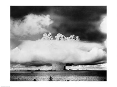 Sal25528833 Atomic Bomb Explosion Bikini Atoll Marshall Islands -24 X 18- Poster Print