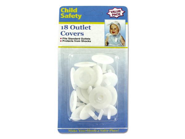 Hh051-20 1 1/4" Electrical Outlet Covers - Transparent/white - Pack Of 20