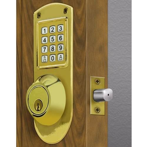 True Power 414 Keyless Entry Bright Brass