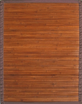 Amb0031-0069 6 Ft. X 9 Ft. Contemporary Chocolate Bamboo Area Rug