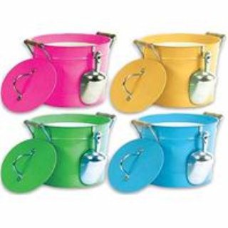 Behrens Manufacturing 000749 Ice Buckets with Lid and Scoop  Assorted
