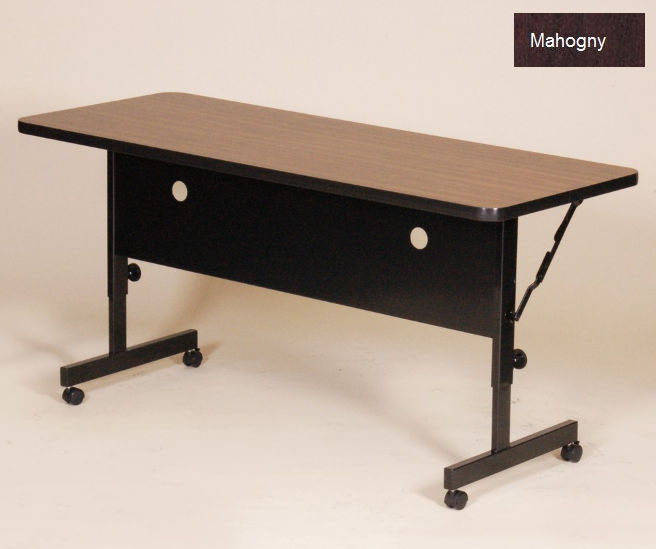 Correll FT2448MAHOGANY Deluxe Flip Top Table with HighPressure Top  Mahogany